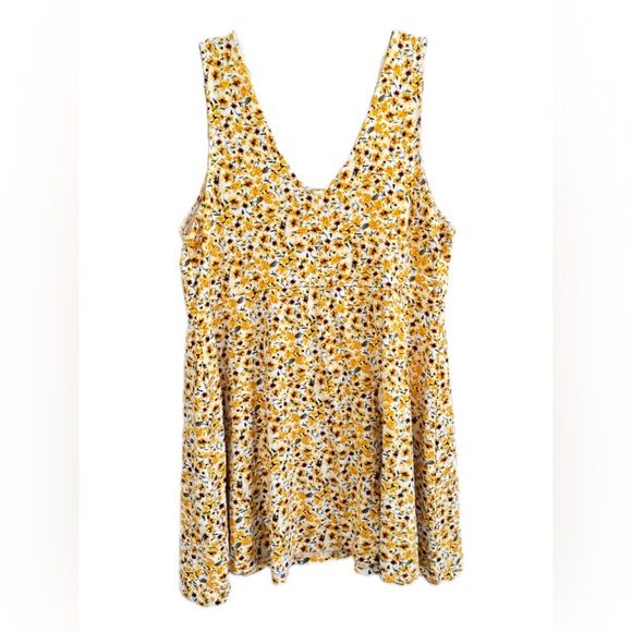 Yellow Daisy Summer Dress w/ Stretch! - Picture 2 of 5